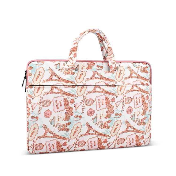 Canvas Waterproof Laptop Handbag for 14.1 inch Laptops