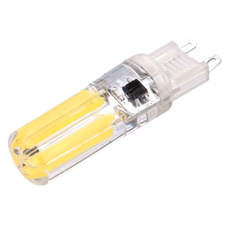 G9 4W Silicone Dimmable 8 LED Filament Light Bulb for Halls, AC 220-240V