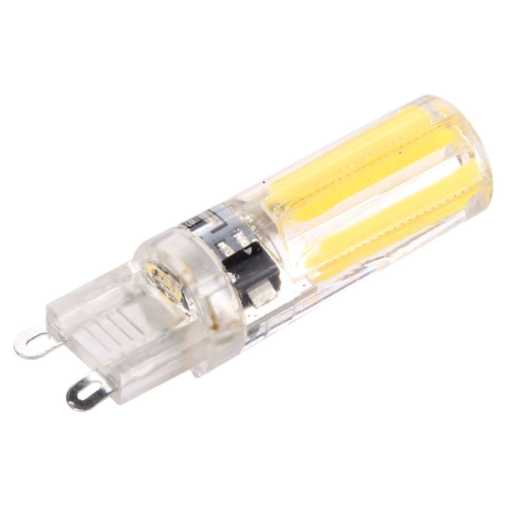 G9 4W Silicone Dimmable 8 LED Filament Light Bulb for Halls, AC 220-240V