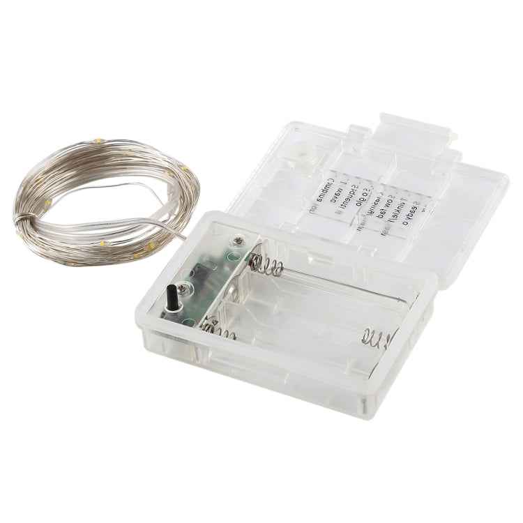 50 LEDs 3 x AA Batteries Box Fairy Lamp Decorative Light with Remote Control, DC 5V