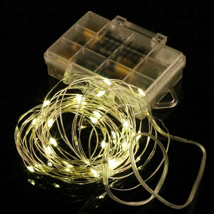 50 LEDs 3 x AA Batteries Box Fairy Lamp Decorative Light with Remote Control, DC 5V