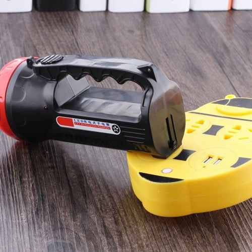 5W 9 LEDs Rechargeable Strong LED Flashlight 2-Modes Outdoors Searchlight