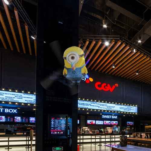 Dsee-50s Holographic Intelligent Display 3D Billboard, WiFi App Control, Display Resolution: 512 x 512 Pixels, Diameter: 50cm