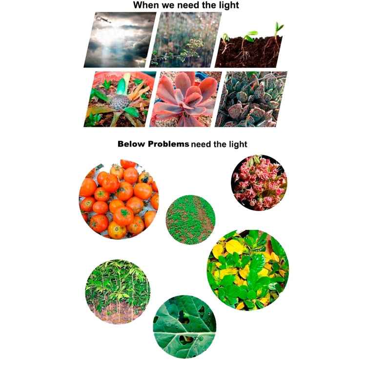 225 LEDs Greenhouse Light Aquarium Light, AC 85-265V