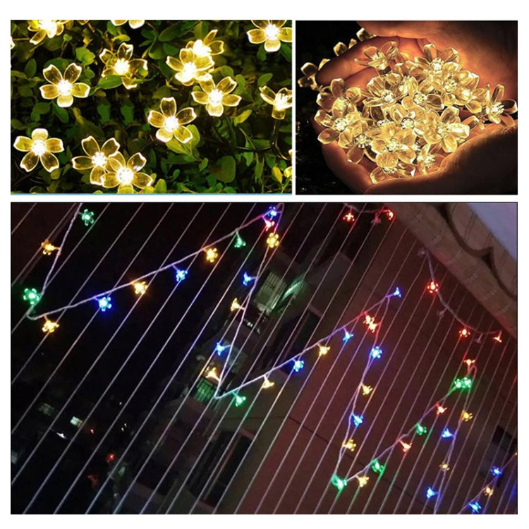 3m 20 LEDs Cherry Blossom Holiday Decorative Light, Battery Powered , 3m Colorful Light, 3m Warm White Light