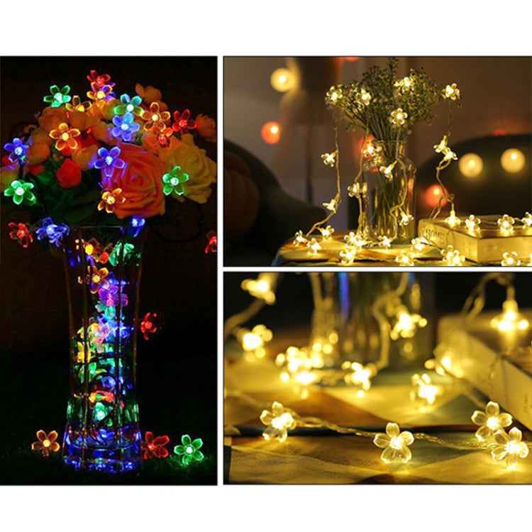 3m 20 LEDs Cherry Blossom Holiday Decorative Light, Battery Powered , 3m Colorful Light, 3m Warm White Light