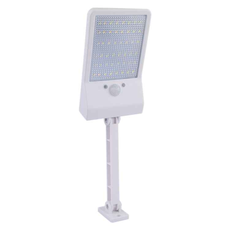 6W 800LM 48 LEDs Solar Remote Control Flat Lamp with Bracket