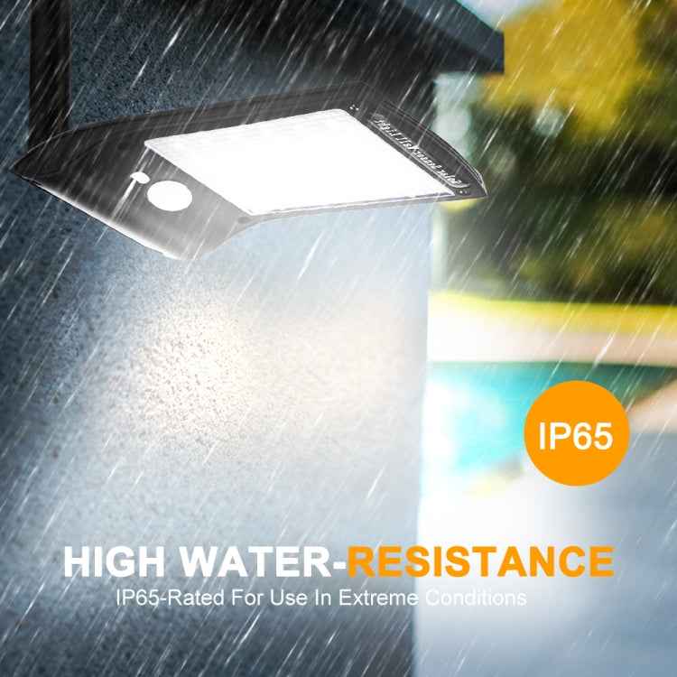 6W 800LM 48 LEDs Solar Remote Control Flat Lamp with Bracket