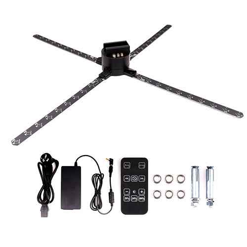 Dsee-65H Holographic Intelligent Display 3D Billboard, WiFi App Control, Display Resolution: 720 x 720 Pixels, Diameter: 65cm