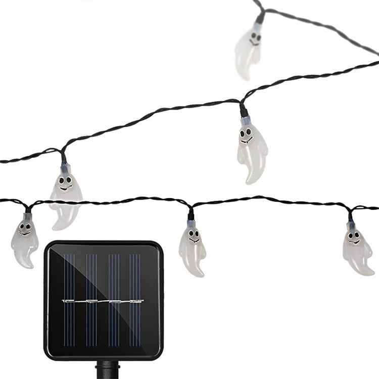 Ghost Shape 30 LEDs Outdoor Garden Waterproof Christmas Festival Decoration Solar Lamp String