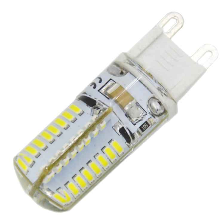 G9 4W 210LM 64 LED SMD 3014 Silicone Corn Light Bulb, AC 110V