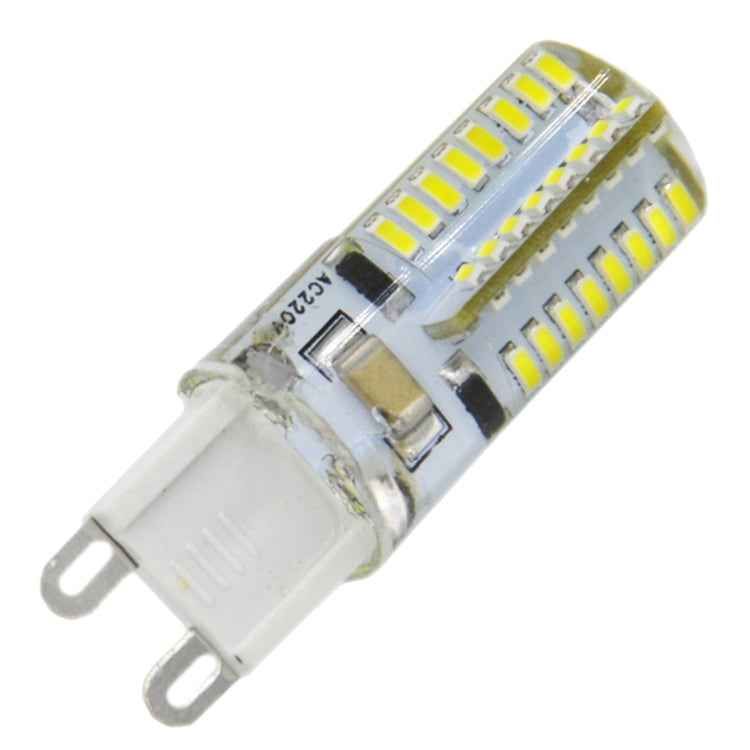 G9 4W 210LM 64 LED SMD 3014 Silicone Corn Light Bulb, AC 110V