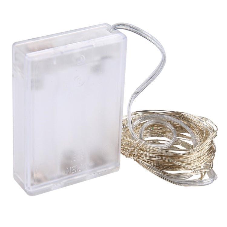 50 LEDs SMD 0603 3 x AA Batteries Box Fairy Lamp Decorative Light, DC 5V, 5m Pink Light, 5m Green Light, 5m Purple Light, 5m Red Light, 5m White Light, 5m Warm White, 5m Yellow Light, 5m Blue Light, 5m Colorful Light