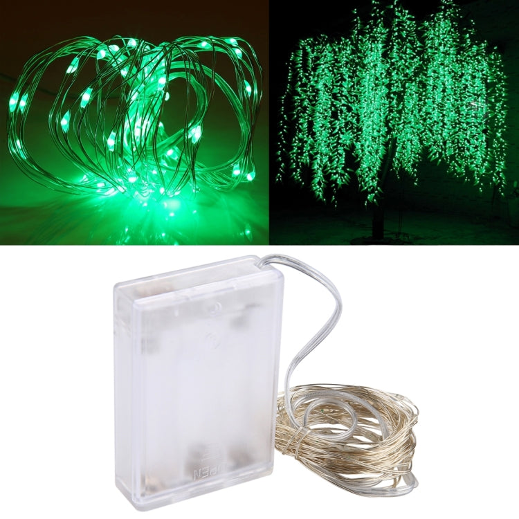 50 LEDs SMD 0603 3 x AA Batteries Box Fairy Lamp Decorative Light, DC 5V, 5m Yellow Light, 5m Blue Light, 5m Colorful Light, 5m Pink Light, 5m Green Light, 5m Purple Light, 5m Red Light, 5m White Light, 5m Warm White