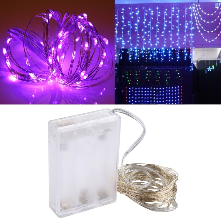50 LEDs SMD 0603 3 x AA Batteries Box Fairy Lamp Decorative Light, DC 5V, 5m Pink Light, 5m Green Light, 5m Purple Light, 5m Red Light, 5m White Light, 5m Warm White, 5m Yellow Light, 5m Blue Light, 5m Colorful Light