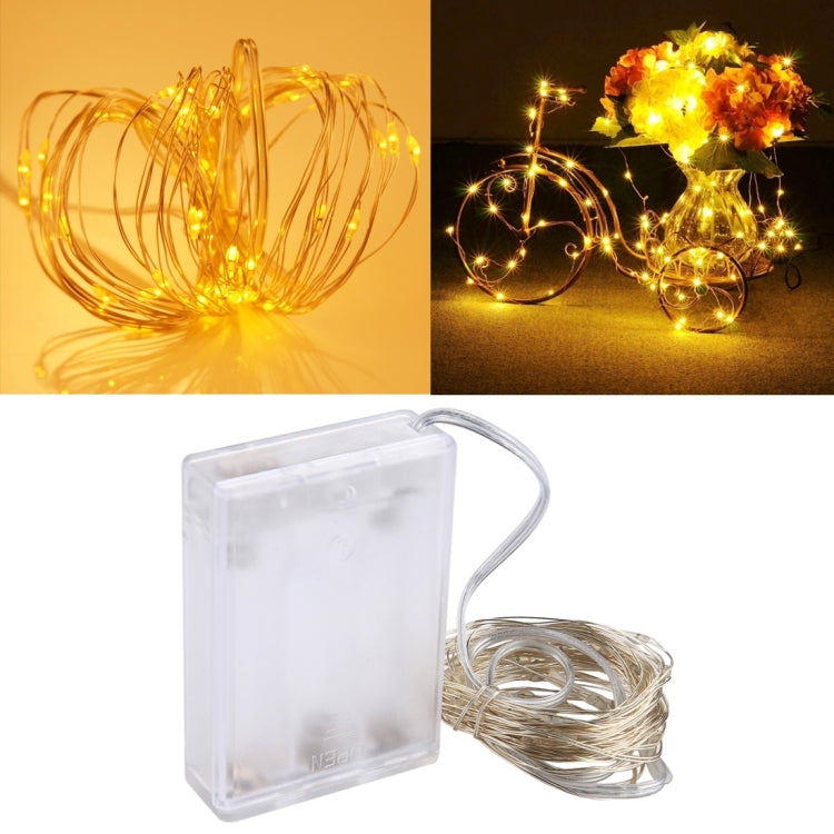 50 LEDs SMD 0603 3 x AA Batteries Box Fairy Lamp Decorative Light, DC 5V, 5m Yellow Light, 5m Blue Light, 5m Colorful Light, 5m Pink Light, 5m Green Light, 5m Purple Light, 5m Red Light, 5m White Light, 5m Warm White
