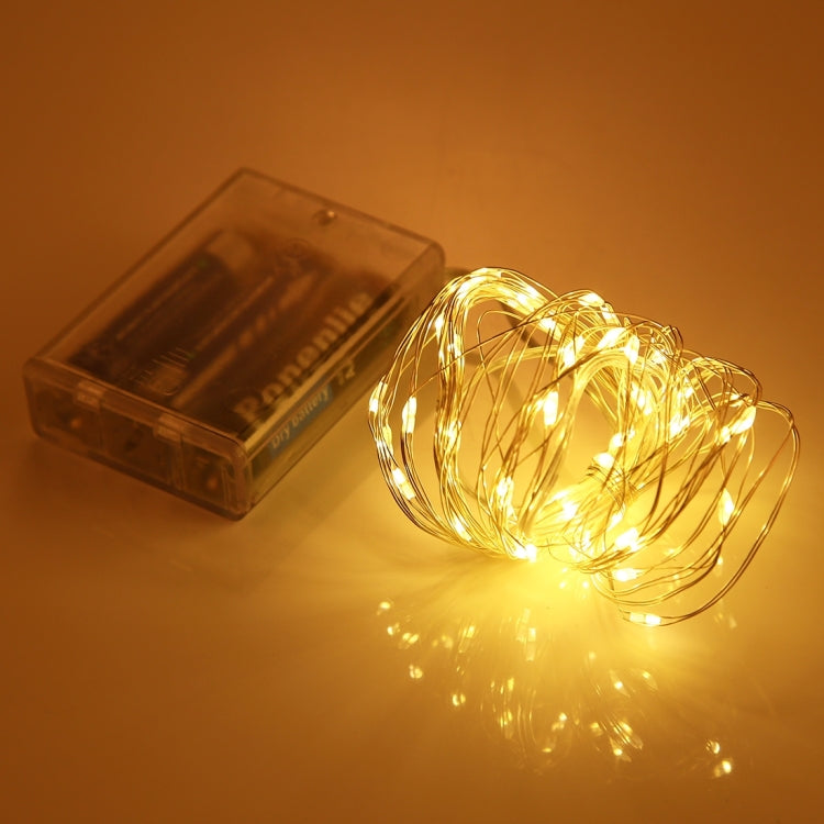 50 LEDs SMD 0603 3 x AA Batteries Box Fairy Lamp Decorative Light, DC 5V, 5m Yellow Light, 5m Blue Light, 5m Colorful Light, 5m Pink Light, 5m Green Light, 5m Purple Light, 5m Red Light, 5m White Light, 5m Warm White