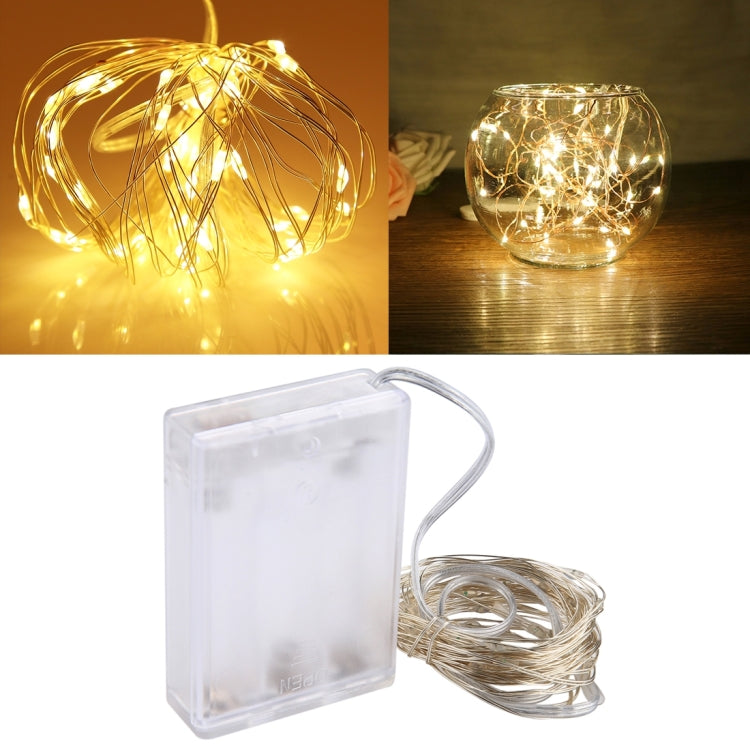 50 LEDs SMD 0603 3 x AA Batteries Box Fairy Lamp Decorative Light, DC 5V, 5m Yellow Light, 5m Blue Light, 5m Colorful Light, 5m Pink Light, 5m Green Light, 5m Purple Light, 5m Red Light, 5m White Light, 5m Warm White
