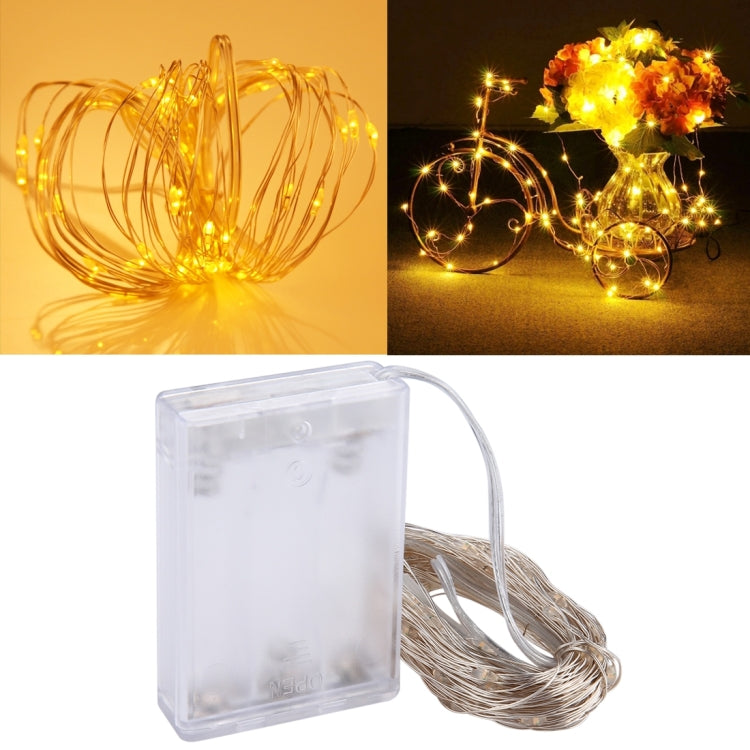 100 LEDs SMD 06033 x AA Batteries Box Fairy Lamp Decorative Light, DC 5V, 10m White Light, 10m Warm White, 10m Yellow Light, 10m Blue Light, 10m Colorful Light, 10m Pink Light, 10m Green Light, 10m Purple Light, 10m Red Light