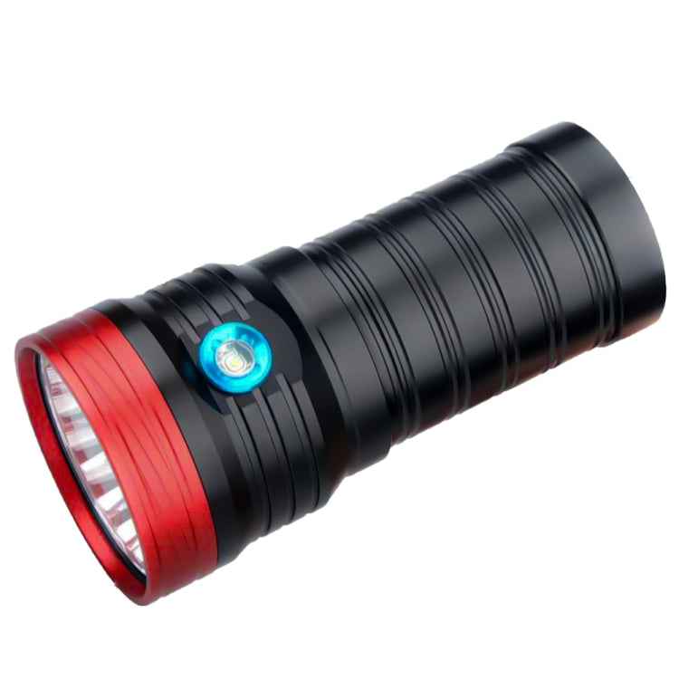 3 Gears, DB18 18xT6, Luminous Flux: 5400lm LED Flashlight, Without Battery