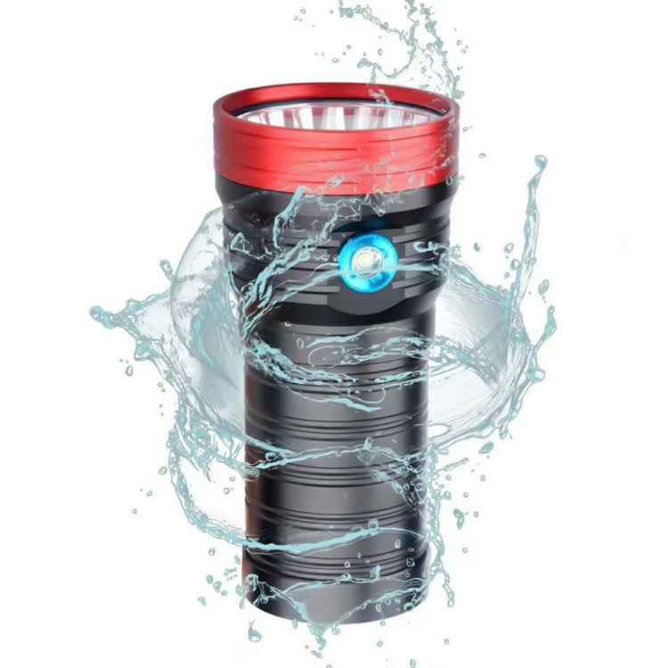 3 Gears, DB18 18xT6, Luminous Flux: 5400lm LED Flashlight, Without Battery