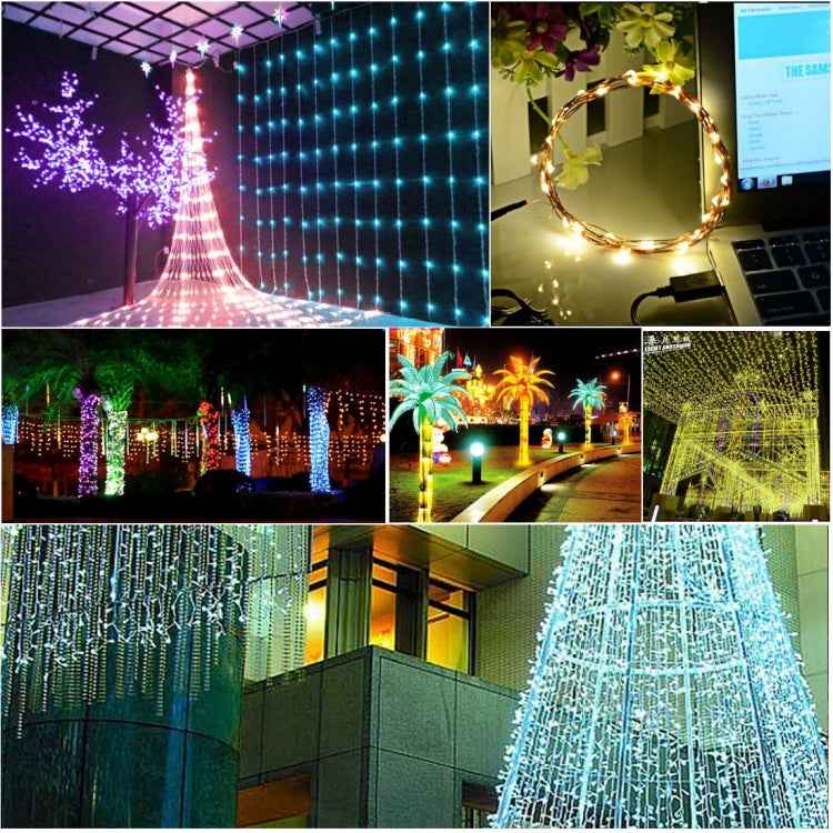 USB Powered SMD-0603 Festival Lamp / Decoration Light Strip(Blue White Light)
