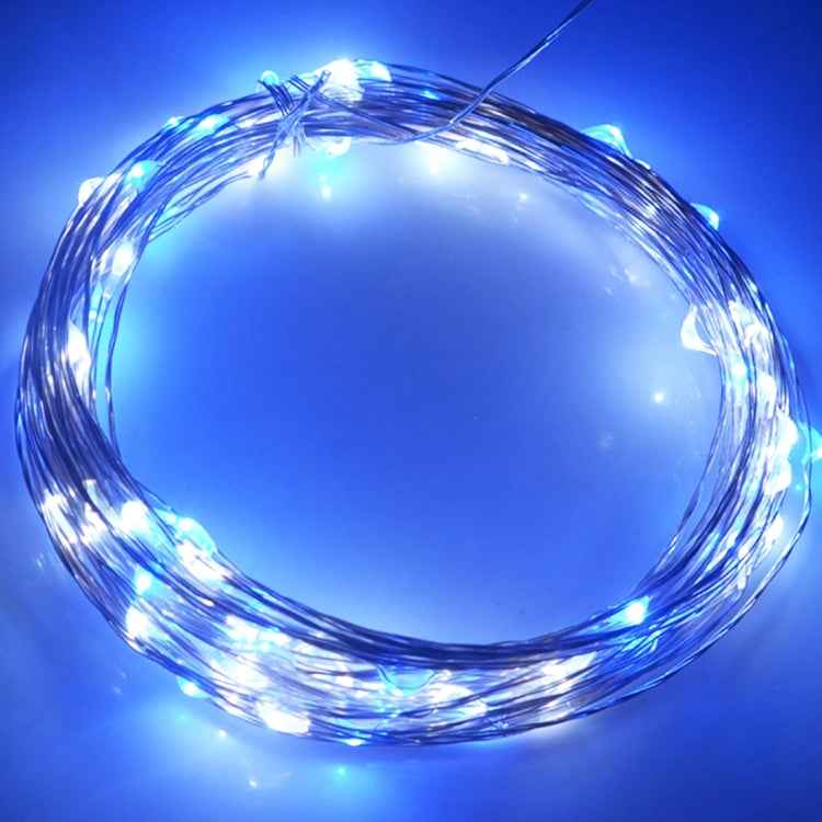 USB Powered SMD-0603 Festival Lamp / Decoration Light Strip(Blue White Light)