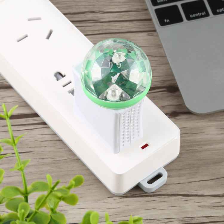 4W RGB USB LED Crystal Magic Ball Stage Light with Micro USB Adapter