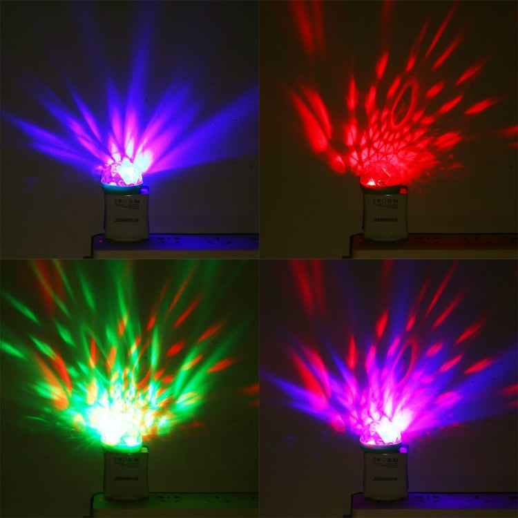 4W RGB USB LED Crystal Magic Ball Stage Light with 8 Pin Adapter