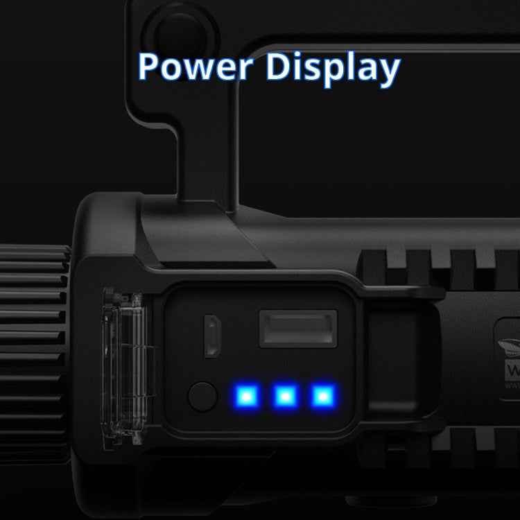 W590 P50 10W Rechargeable Strong LED Flashlight 4-Modes Outdoors Searchlight with Tripod