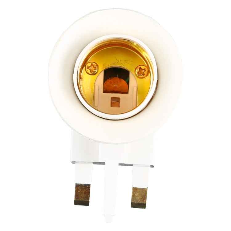 E27 Socket Type Light Holder Base Lamp Holder Converter with Switch, UK Plug