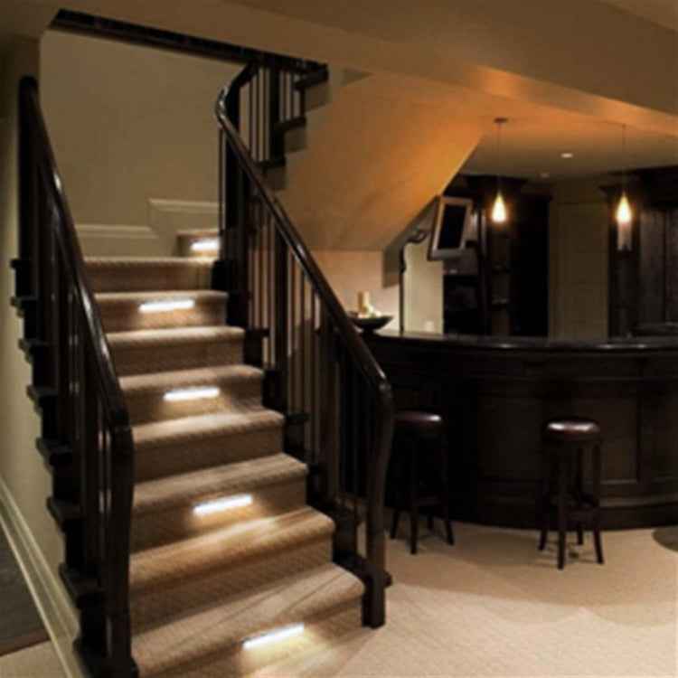 2W 10 LEDs Warm White Light Wide Screen Intelligent Human Body Sensor Light LED Corridor Cabinet Light, Battery Version