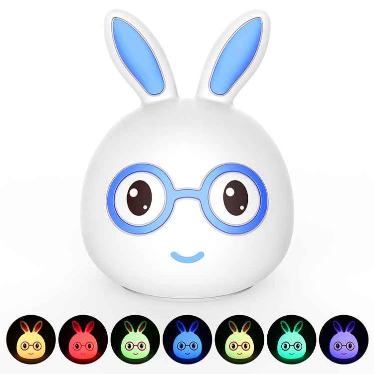 Smiling Rabbit Creative Touch 3D LED Decorative Night Light, USB Charging Version