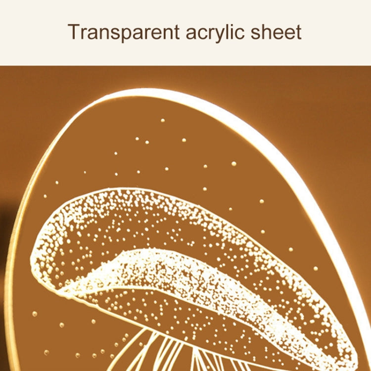 Spaceship Shape Creative Crack Touch Dimming 3D Colorful Decorative Night Light with Remote Control, Spaceship Shape