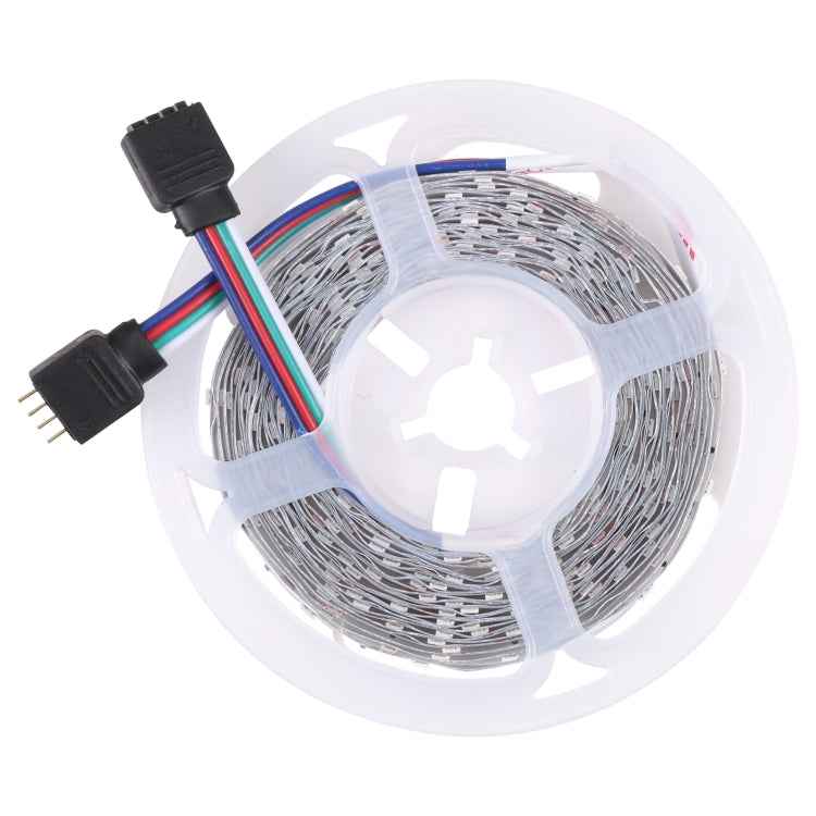 Bare Board 2835 SMD RGB LED Rope Light, 60 LED/m, Length: 5m, 12V 2A 100-240V, with 44-key Remote Control, 2835 SMD RGB LED, 5m, with 44-key Remote Control