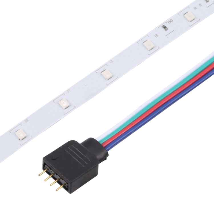 Bare Board 2835 SMD RGB LED Rope Light, 60 LED/m, Length: 5m, 12V 2A 100-240V, with 44-key Remote Control, 2835 SMD RGB LED, 5m, with 44-key Remote Control