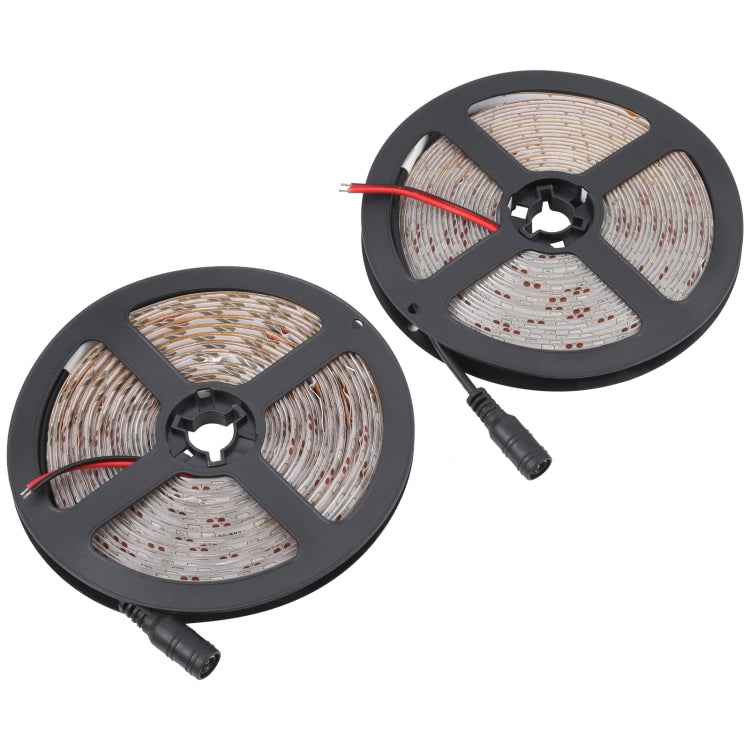 2pcs Bare Board 2835 SMD Dimmable White Light / Warm Light LED Rope Light, 60 LED/m, Length: 5m, 12V 2A 100-240V