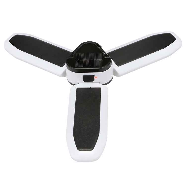 Multifunctional Solar USB Charging 60 LED Trefoil Camping Lamp Outdoor Tent Portable Lamp Flashlight Emergency Light Bulb Light, Style: Solar