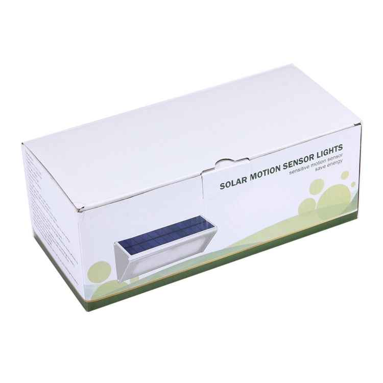 800 LM 48 LEDs SMD 2835 Sensor Triangle Energy Saving Wall Light with Solar Panel and Hidden Switch for Garden / Courtyard / Outdoor Camping(Silver)