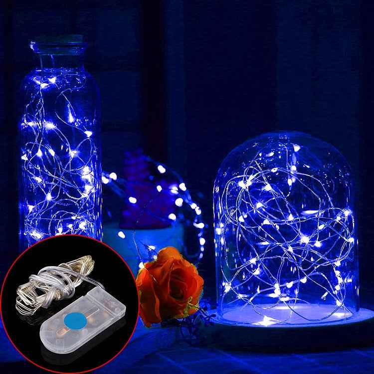 20 LEDs SMD 0603 IP65 Waterproof CR2032 Button Batteries, 2m Green Light, 2m Red Light, 2m Blue Light
