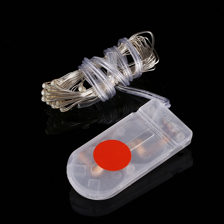 20 LEDs SMD 0603 IP65 Waterproof CR2032 Button Batteries, 2m Red Light, 2m Blue Light, 2m Green Light
