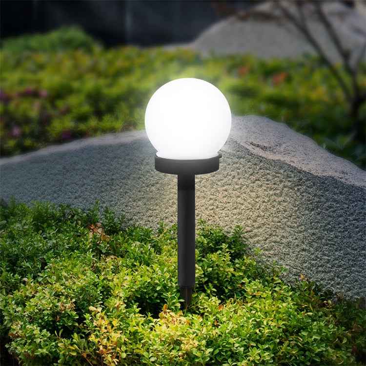 2pcs Light-controlled Bulb-shaped Lawn Light Outdoor Garden Light LED Solar Light