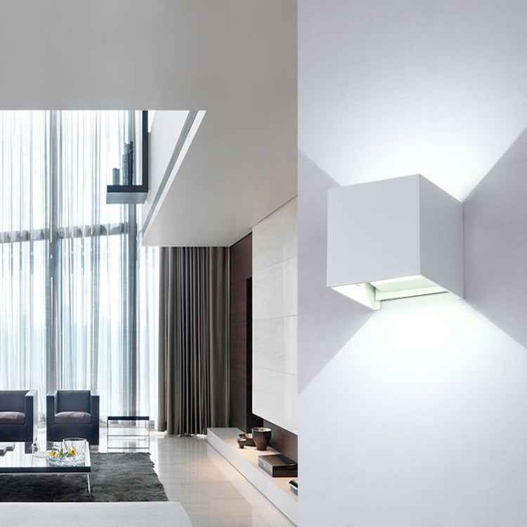 IP65 Waterproof Cubic Shape Outdoor and Indoor Decorative Light for Living Room, Bedroom, Aisle, Hotel, AC 85-265V