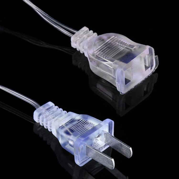 300 LEDs Curtain String Light with End Joint & Multi-function Controller & Memory Waterproof, US Plug, AC 110V