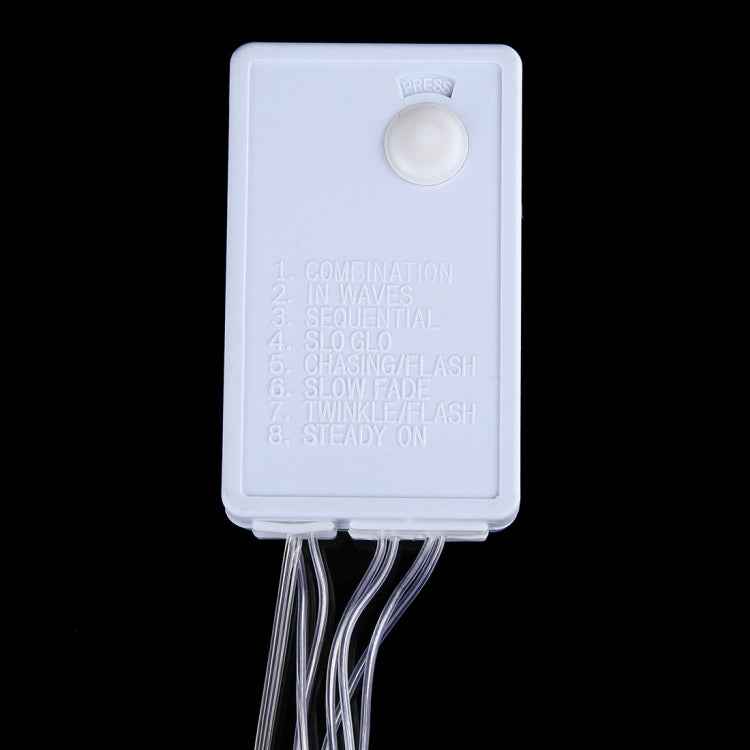 300 LEDs Curtain String Light with End Joint & Multi-function Controller & Memory Waterproof, US Plug, AC 110V