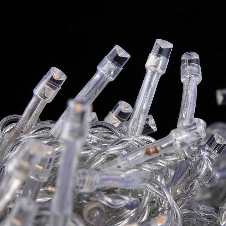 300 LEDs Curtain String Light with End Joint & Multi-function Controller & Memory Waterproof, EU Plug, AC 220V