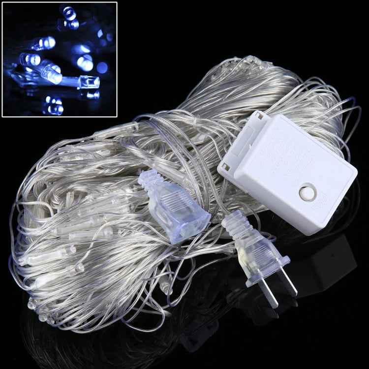 200 LEDs Reticular String Light with End Joint & Multi-function Controller, US Plug, AC 110V