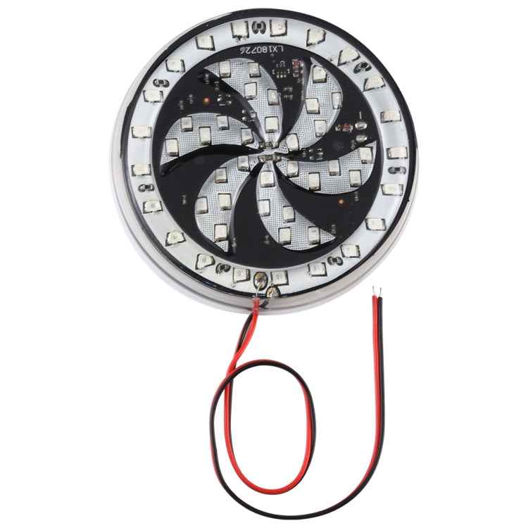 65 LEDs SMD 2835 Motorcycle Modified Windmill Angel Eyes RGB Light Fire Wheel Light Styling Flash Atmosphere Lamp, Diameter: 8.3cm, DC 12V