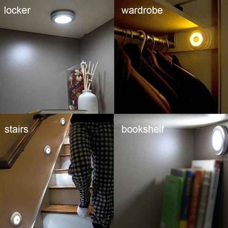 6 LEDs Mini Lamp for Closet / Cabinet / Stairways / Bedroom, Sensor Distance: 5m, DC 5V