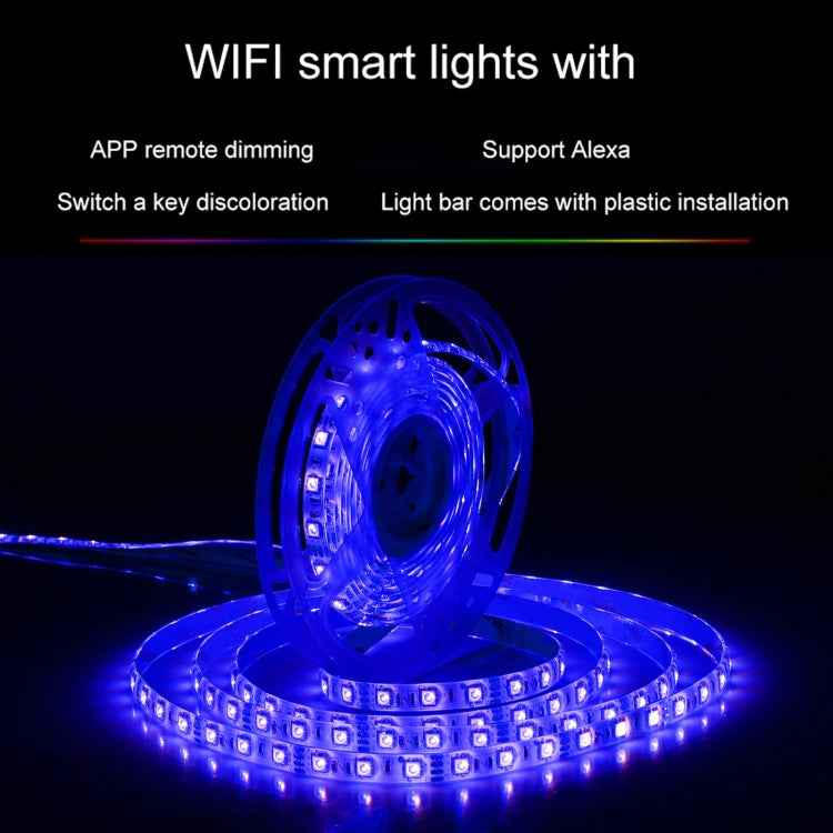 300 LEDs SMD 5050 Colorful Light APP Remote Control Works with Alexa & Google Home